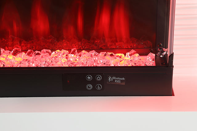 Peseux 71" TV Stand w/ Electric Fire Place - Carl's Furniture (Garden City, KS)