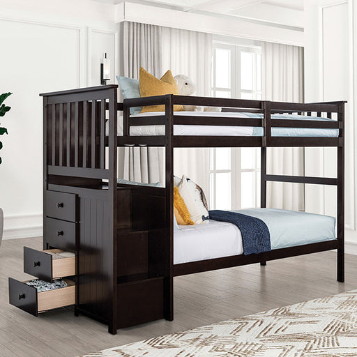 Ontario Twin/Twin Bunk Bed - Carl's Furniture (Garden City, KS)