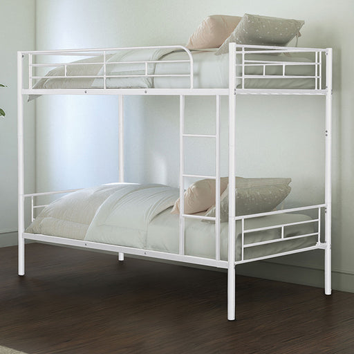 Plutus Twin/Twin Metal Bunkbed - Carl's Furniture (Garden City, KS)