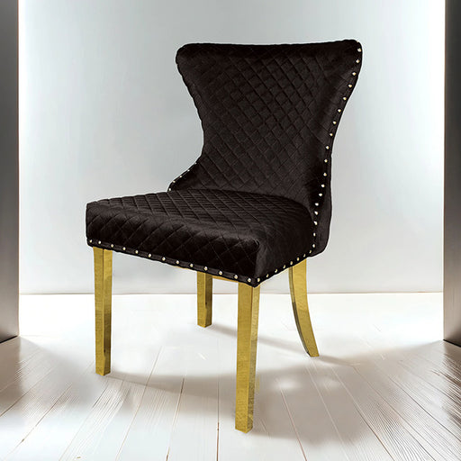 Portanova Gold Chair (2/CTN) - Carl's Furniture (Garden City, KS)