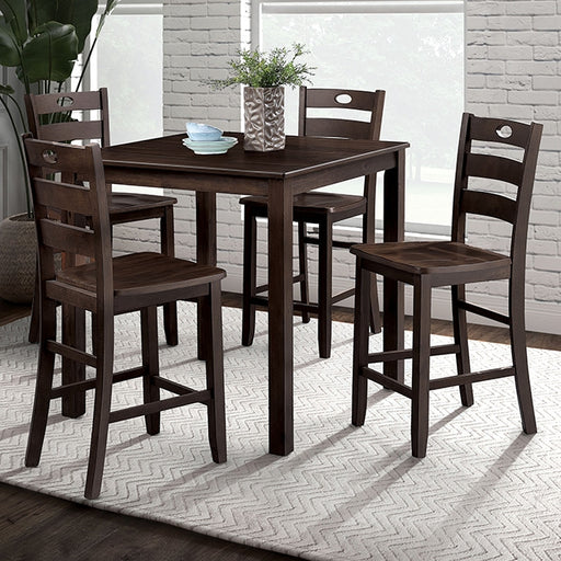 Lubbock 5 Pc. Counter Ht. Table Set - Carl's Furniture (Garden City, KS)