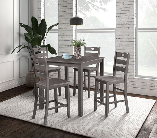 Lubbock 5 Pc. Counter Ht. Table Set - Carl's Furniture (Garden City, KS)