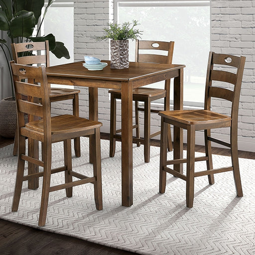 Lubbock 5 Pc. Counter Ht. Table Set - Carl's Furniture (Garden City, KS)