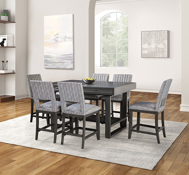 Potton 7 Pc Counter Ht Table Set - Carl's Furniture (Garden City, KS)