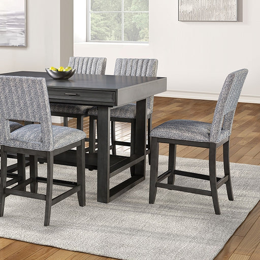 Potton 7 Pc Counter Ht Table Set - Carl's Furniture (Garden City, KS)