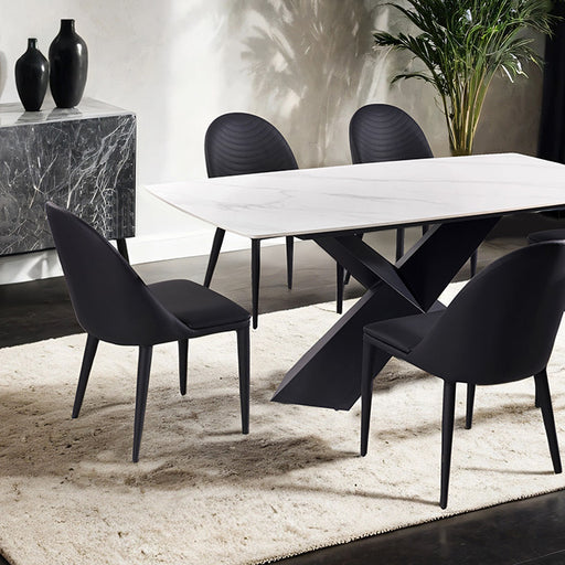 Lenvik 7 Pc Dining Table Set White - Carl's Furniture (Garden City, KS)