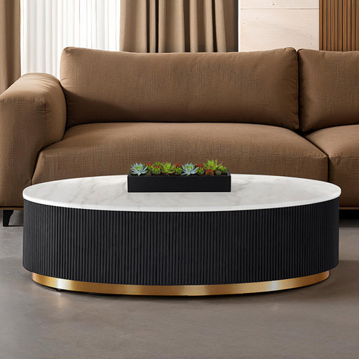 Virden Oval Cocktail Table - Carl's Furniture (Garden City, KS)