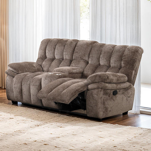 Hieronymus Manual Loveseat Brown - Carl's Furniture (Garden City, KS)