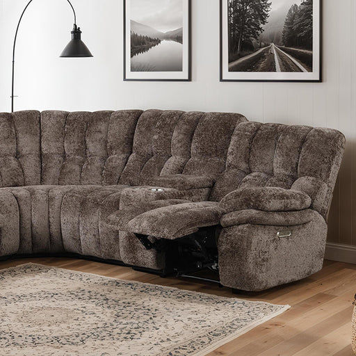 Hieronymus Power Sectional Brown - Carl's Furniture (Garden City, KS)