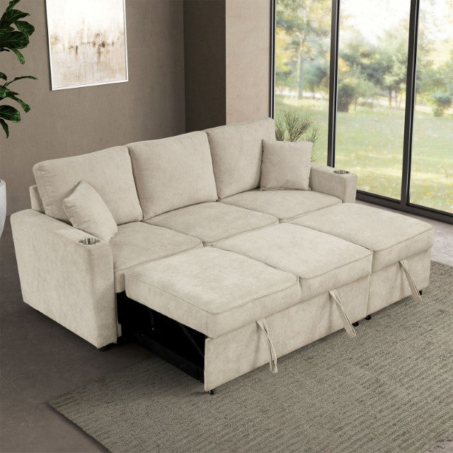Kendal Sleeper Sofa Sectional - Carl's Furniture (Garden City, KS)