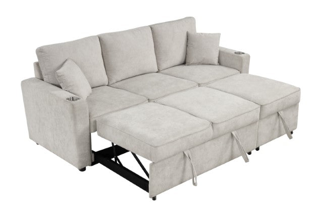 Kendal Sleeper Sofa Sectional - Carl's Furniture (Garden City, KS)
