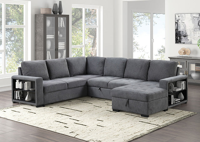 Stockwell Sleeper Sofa Sectional - Carl's Furniture (Garden City, KS)