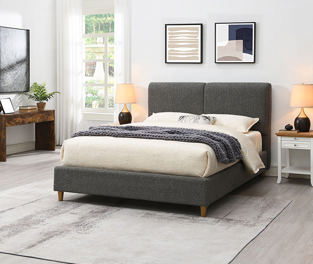 Stavern Bed Black & Grey - Carl's Furniture (Garden City, KS)