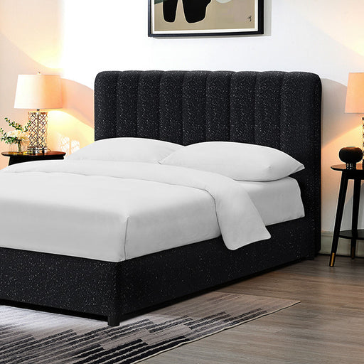 Traverso Bed Black & White - Carl's Furniture (Garden City, KS)