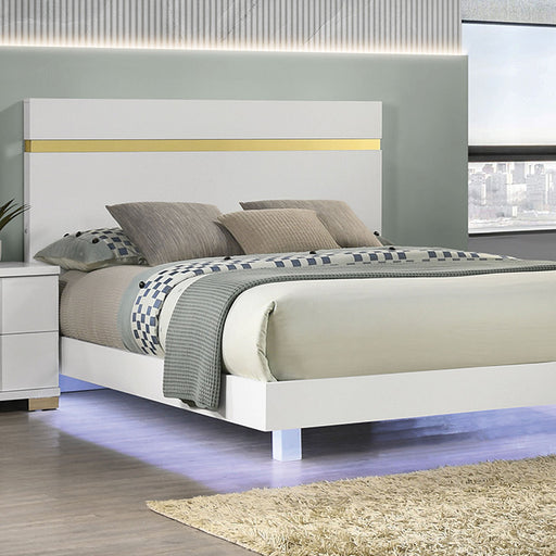 Lillestrom E.King, Queen, Full, & Full Bed Black & White - Carl's Furniture (Garden City, KS)