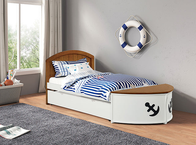 Poseidon Twin Captain Bed - Carl's Furniture (Garden City, KS)