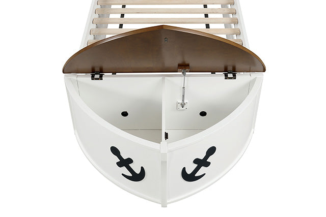 Poseidon Twin Captain Bed - Carl's Furniture (Garden City, KS)
