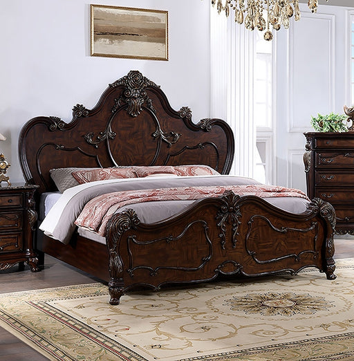 Roselli Bed Chrome & White - Carl's Furniture (Garden City, KS)