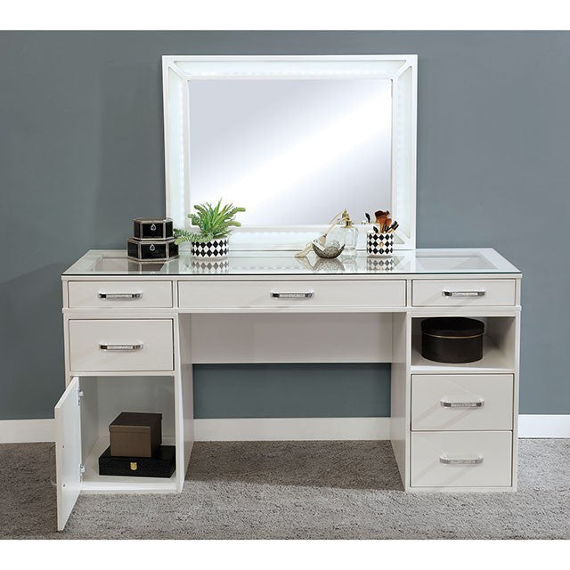 Vickie Vanity Set - Carl's Furniture (Garden City, KS)