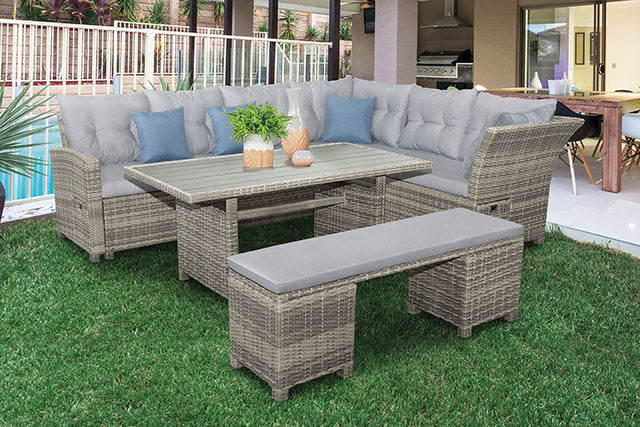 Malia 5 Pc. Sectional Set w/ Bench - Carl's Furniture (Garden City, KS)
