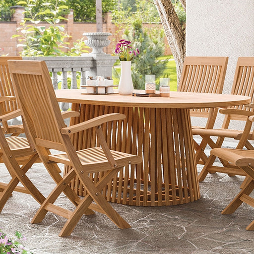 Lovina Oval Dining Table - Carl's Furniture (Garden City, KS)