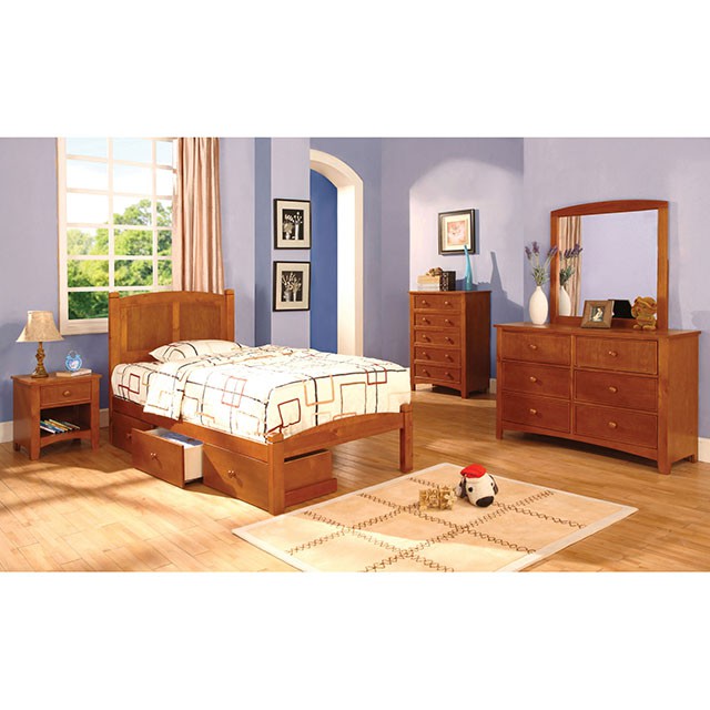 Omnus Oak Media Chest - Carl's Furniture (Garden City, KS)