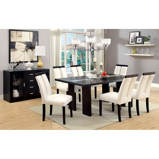 Luminar 7 Pc Dining Table Set - Carl's Furniture (Garden City, KS)