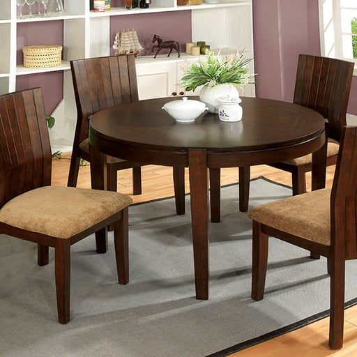 Ottawa Round Dining Table Brown - Carl's Furniture (Garden City, KS)