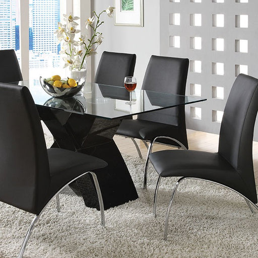 Wailoa Black Dining Table - Carl's Furniture (Garden City, KS)