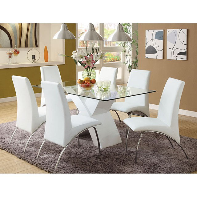 Wailoa White Dining Table - Carl's Furniture (Garden City, KS)