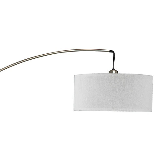 Jess Brushed Steel Arch Lamp - Carl's Furniture (Garden City, KS)