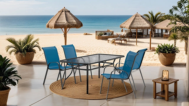 Pierro 5 Pc. Outdoor Dining Set - Carl's Furniture (Garden City, KS)