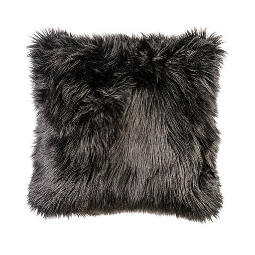 Jet Black 20" X 20" Pillow, Fur Black (2/CTN) - Carl's Furniture (Garden City, KS)