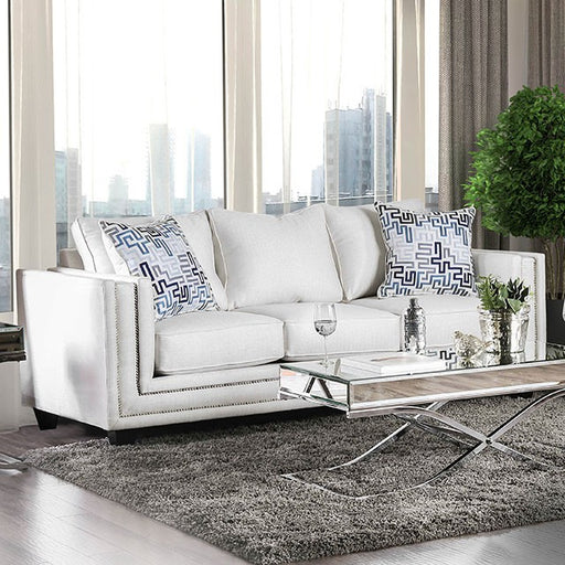 Ilse Off-White/Blue Sofa - Carl's Furniture (Garden City, KS)