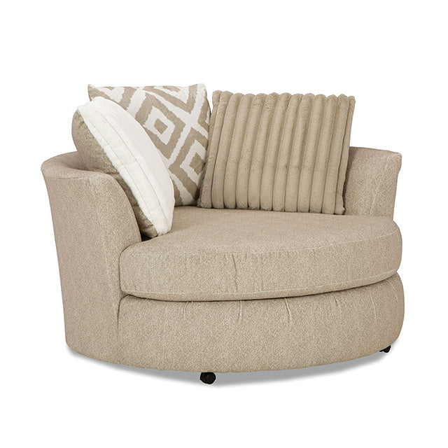 Loughlin Swivel Chair - Carl's Furniture (Garden City, KS)