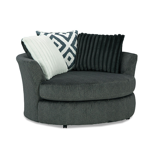 Loughlin Swivel Chair - Carl's Furniture (Garden City, KS)