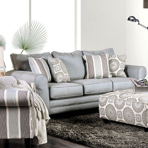Misty Blue Gray Sofa - Carl's Furniture (Garden City, KS)