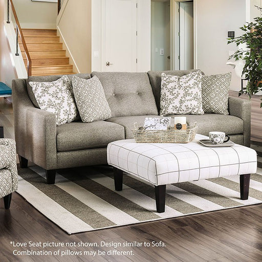 Dorset Light Gray Love Seat - Carl's Furniture (Garden City, KS)