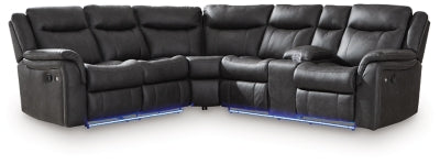 Sultan Meadow Reclining Sectional - Carl's Furniture (Garden City, KS)