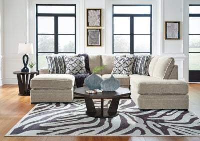 Calnita Sectional with Chaise - Carl's Furniture (Garden City, KS)