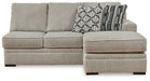 Calnita Sectional with Chaise - Carl's Furniture (Garden City, KS)