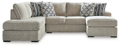 Calnita Sectional with Chaise - Carl's Furniture (Garden City, KS)