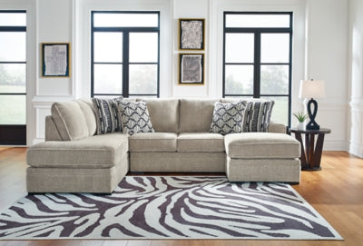Calnita Sectional with Chaise - Carl's Furniture (Garden City, KS)