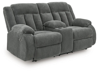 Observation Power Reclining Loveseat with Console - Carl's Furniture (Garden City, KS)