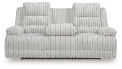 Rhines Falls Power Reclining Sofa with Drop Down Table - Carl's Furniture (Garden City, KS)