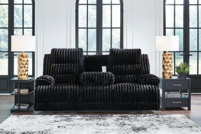 Rhine Falls Power Reclining Sofa with Drop Down Table - Carl's Furniture (Garden City, KS)