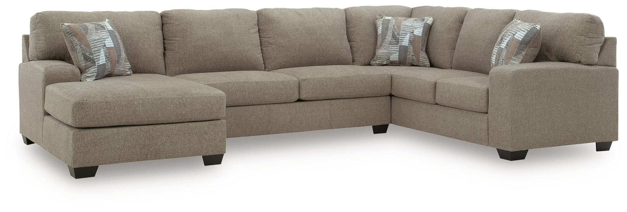 Newellen Sleeper Sectional with Chaise - Carl's Furniture (Garden City, KS)
