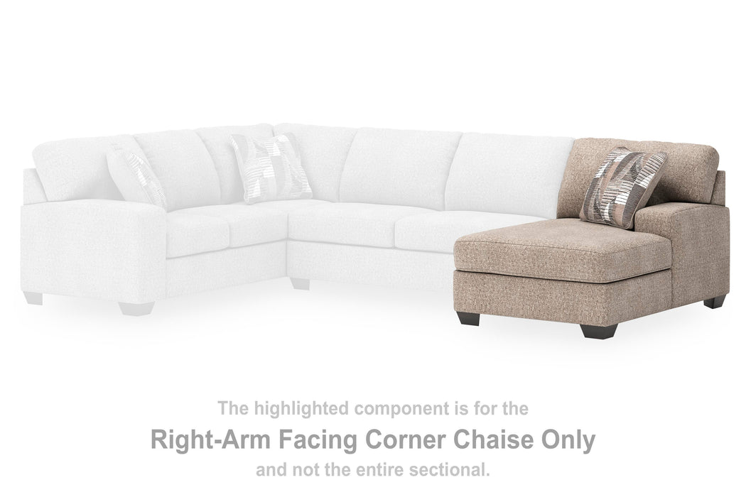 Newellen Sectional with Chaise - Carl's Furniture (Garden City, KS)