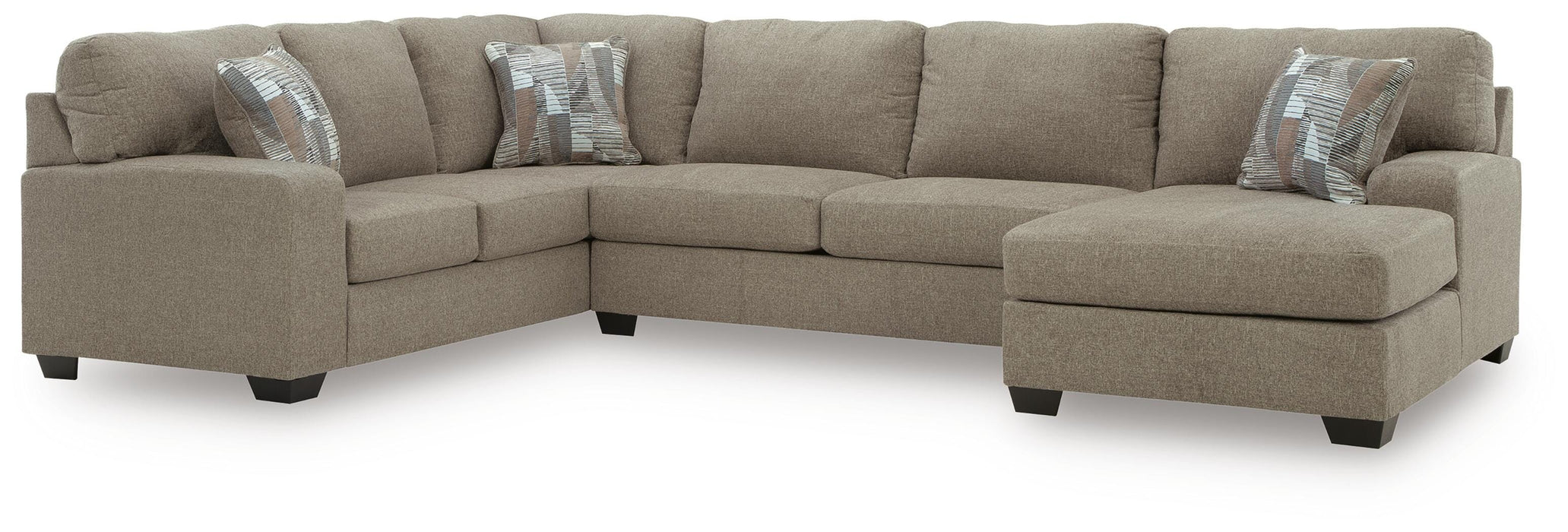Newellen Sectional with Chaise - Carl's Furniture (Garden City, KS)