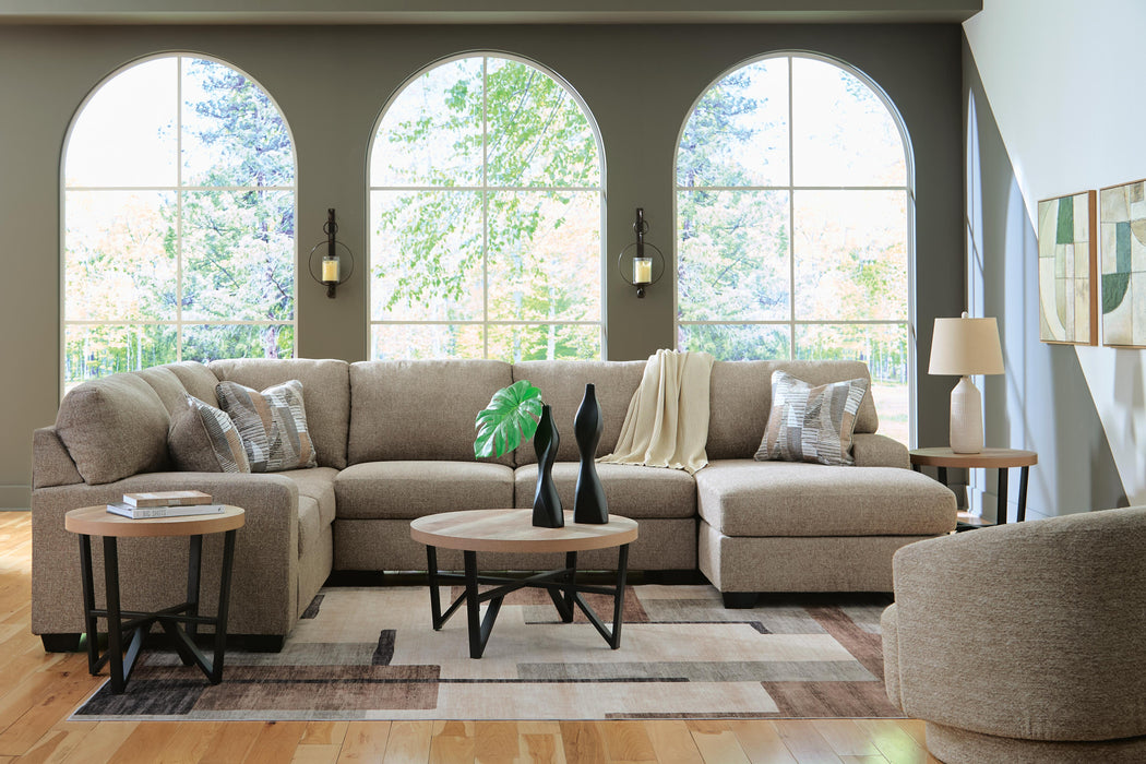 Newellen Sectional with Chaise - Carl's Furniture (Garden City, KS)